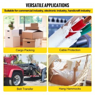 VEVOR Ταινία Έλξης 1250Lbs, 3153 x 1/2 για Καλώδια & Σωλήνες DL12.... VEVOR Ταινία Έλξης 1250Lbs, 3153 x 1/2 για Καλώδια & Σωλήνες DL12....