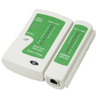 BAKAJI Δοκιμή Καλωδίου Δικτύου LAN/Τηλεφώνου/Ιντερνέτ RJ45 / RJ11 /...