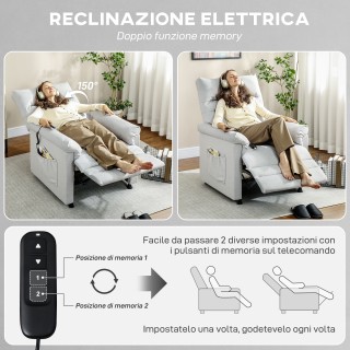 Θερμαινόμενη Πολυθρόνα Ανακλινόμενη με Υποπόδιo, 8 Σημεία Μασάζ και... Θερμαινόμενη Πολυθρόνα Ανακλινόμενη με Υποπόδιo, 8 Σημεία Μασάζ και...