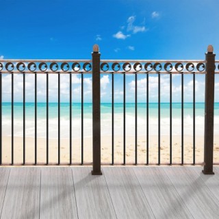 Σετ 11 Μεταλλικών Κάγκελων Σκάλας VEVOR 44x0.5 Αλουμινίου με Βίδες ...