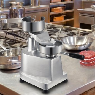 Μηχανή Παρασκευής Μπιφτεκιών VEVOR, 130mm/5, Ανοξείδωτη Πρέσα με 10...