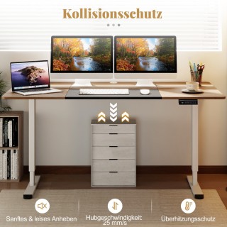 Costway Ηλεκτρικό Εργονομικό Γραφείο Ρυθμιζόμενου Ύψους 140 x 70 εκ... Costway Ηλεκτρικό Εργονομικό Γραφείο Ρυθμιζόμενου Ύψους 140 x 70 εκ...