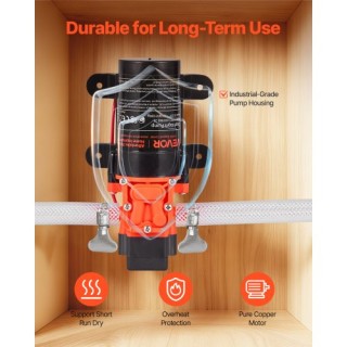 VEVOR Αντλία Νερού 12V DC 1.2 GPM, Αυτοαναρρόφησης, 80 PSI, Αθόρυβη... VEVOR Αντλία Νερού 12V DC 1.2 GPM, Αυτοαναρρόφησης, 80 PSI, Αθόρυβη...