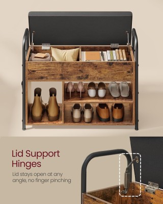 VASAGLE Πάγκος Παπουτσιών με Αποθηκευτικό Χώρο και Πλαϊνές Τσέπες 8... VASAGLE Πάγκος Παπουτσιών με Αποθηκευτικό Χώρο και Πλαϊνές Τσέπες 8...