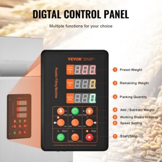 VEVOR Αυτόματη Μηχανή Γεμίσματος Σκόνης 1-200g για Μπουκάλια & Σακ... VEVOR Αυτόματη Μηχανή Γεμίσματος Σκόνης 1-200g για Μπουκάλια & Σακ...