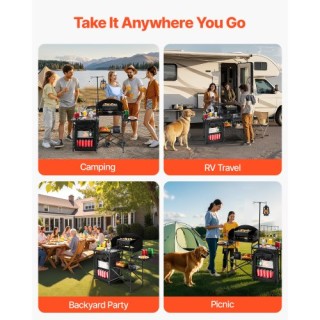 VEVOR Φορητός Πάγκος Κουζίνας Αλουμινίου για Κάμπινγκ DFBCWJKHSTWLC... VEVOR Φορητός Πάγκος Κουζίνας Αλουμινίου για Κάμπινγκ DFBCWJKHSTWLC...