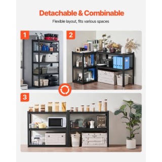 VEVOR Ράφια Αποθήκευσης 5 Επιπέδων 18 Β x 40 Π x 72 Υ για Γκαράζ JS... VEVOR Ράφια Αποθήκευσης 5 Επιπέδων 18 Β x 40 Π x 72 Υ για Γκαράζ JS...