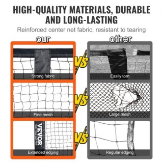 VEVOR  Σετ Δικτύου Πικλμπολ, Φορητό Σύστημα 22FT με Τσάντα Μεταφορά...