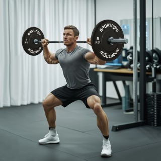 SPORTNOW  Σετ 2 Δίσκοι Βάρους 5kg από Καουτσούκ με Τρύπα 2/5 cm για...