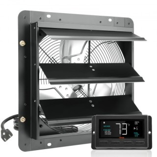 VEVOR Ανεμιστήρας Εξαερισμού Τοίχου 356 mm με Τηλεχειριστήριο EC B... VEVOR Ανεμιστήρας Εξαερισμού Τοίχου 356 mm με Τηλεχειριστήριο EC B...