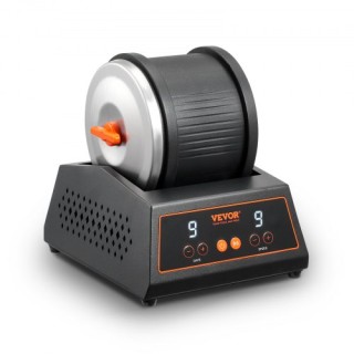 VEVOR  Μηχανή Στίλβωσης Βράχων 4 lbs, 9 Ταχύτητες, 9 Ημέρες, Ατσάλι...
