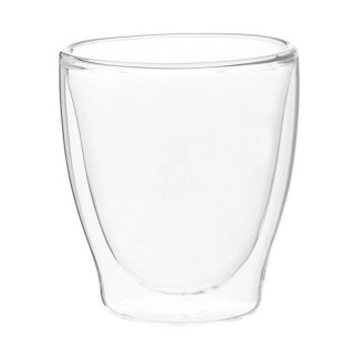 BAKAJI  Ζευγάρι Ποτηριών με Διπλό Τοίχωμα Γυαλί Μονωτικά και Θερμικ...