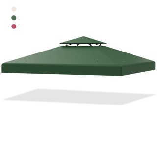 Costway  Αντικαταστάσιμο Κάλυμμα Κιόσκι Βεράντας 300x300 εκ. - Αδιά...