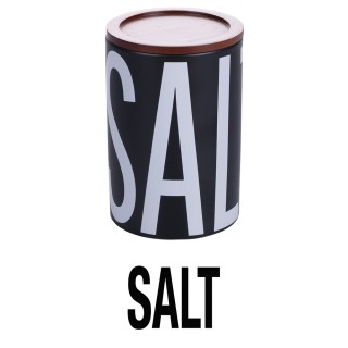 Villa DEste  Κεραμικό βάζο αλατιού 750 ml με καπάκι από μπαμπού Big...