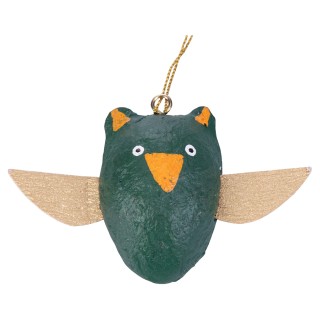 Villa DEste  Σετ 3 κουκουβάγιες με φτερά από χαρτοπολτό XMas Paper ...