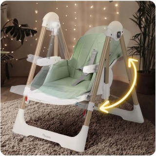 Καρεκλάκι Φαγητού & Ρηλάξ 2 σε 1 έως 15kg Πράσινο 700803 Nukido Καρεκλάκι Φαγητού & Ρηλάξ 2 σε 1 έως 15kg Πράσινο 700803 Nukido