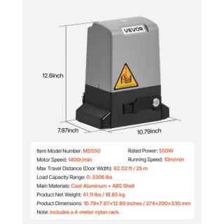 VEVOR Αυτόματος Ηλεκτρικός Ανορθωτής 550W με Αισθητήρα υπερύθρων κα...
