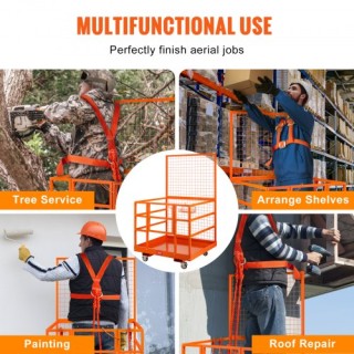 Πλατφόρμα Ασφαλείας Κλαρκ VEVOR 43x45in 1400lbs με Ρόδες για Εναέρι... Πλατφόρμα Ασφαλείας Κλαρκ VEVOR 43x45in 1400lbs με Ρόδες για Εναέρι...