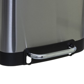 Ανοξείδωτος Κάδος Απορριμμάτων με Πεντάλ 34 x 30,5 x 61 cm 30L 1336...