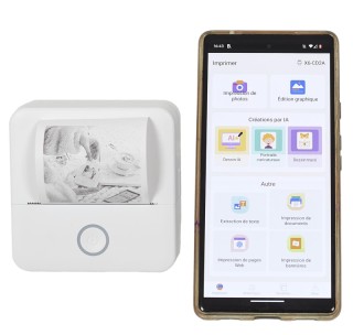 Mini Εκτυπωτής Ασπρόμαυρου 8.5 x 4.5 x 8.5 cm HT0125 Be Mix Mini Εκτυπωτής Ασπρόμαυρου 8.5 x 4.5 x 8.5 cm HT0125 Be Mix