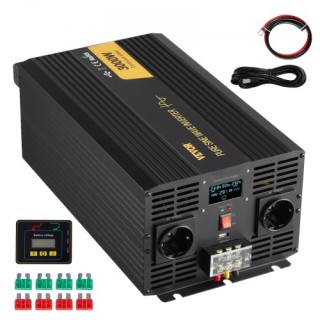 VEVOR Καθαρού Ημιτόνου Inverter 3000W 24V σε 230V LCD PYKCZXNBQCZX... VEVOR Καθαρού Ημιτόνου Inverter 3000W 24V σε 230V LCD PYKCZXNBQCZX...