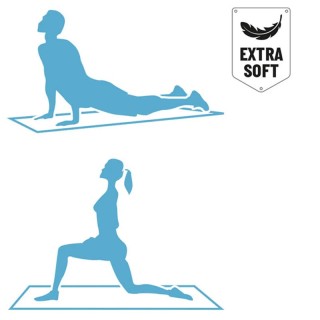 UMBRO Αντιολισθητικό Στρώμα Γιόγκα 175 x 60 cm - Ιδανικό για το Γυμ...