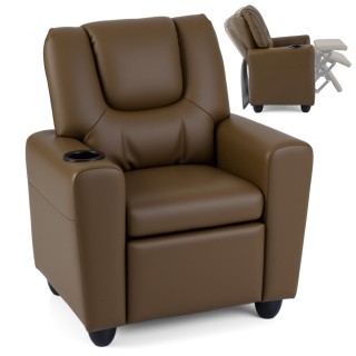 Costway Παιδική πολυθρόνα-καναπές με λειτουργία χαλάρωσης, ρυθμιζόμ...