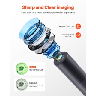 VEVOR Επαγγελματικό Τρινοκουλιακό Μικροσκόπιο 40-5000X Μεγέθυνσης S... VEVOR Επαγγελματικό Τρινοκουλιακό Μικροσκόπιο 40-5000X Μεγέθυνσης S...