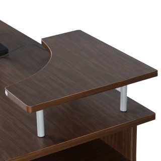 Costway Ξύλινο Γραφείο Υπολογιστή με Ράφι Εκτυπωτή και Συρόμενο Δίσ... Costway Ξύλινο Γραφείο Υπολογιστή με Ράφι Εκτυπωτή και Συρόμενο Δίσ...