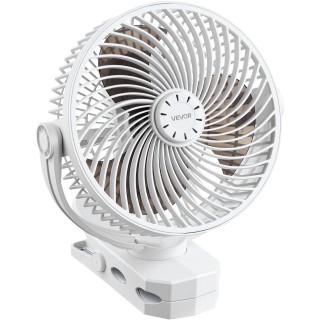 VEVOR Φορητός Επαναφορτιζόμενος Ανεμιστήρας Κλιπ USB με 3 Ταχύτητες...