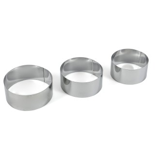 Galileo Σετ 3 Κόππα Πάστα από Ανοξείδωτο Ατσάλι 6-8 cm από SChef 59...