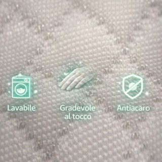 BAKAJI Μαξιλάρι Ύπνου Memory Foam Πλενόμενο 15cm Αναπνεύσιμο 02001975