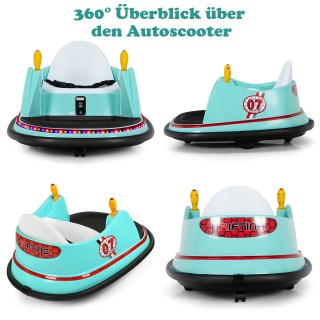 Costway Αυτοκινούμενο Αυτοκινητάκι 6V με Χρωματιστά Φώτα & Τηλεχειρ...