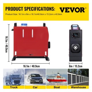 VEVOR 5KW Πετρελαιοθερμαντήρας 12V με Τηλεχειριστήριο LCD ZCJRQYTJ... VEVOR 5KW Πετρελαιοθερμαντήρας 12V με Τηλεχειριστήριο LCD ZCJRQYTJ...