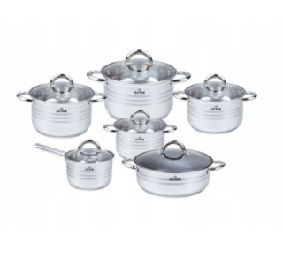 Σετ Μαγειρικά Σκεύη από Ανοξείδωτο Ατσάλι 12 τεμάχια ZL-8330 ZILNER Σετ Μαγειρικά Σκεύη από Ανοξείδωτο Ατσάλι 12 τεμάχια ZL-8330 ZILNER