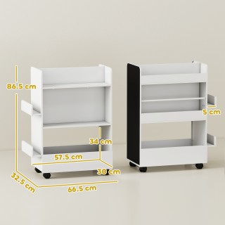 AIYAPLAY Παιδική Βιβλιοθήκη Διπλής Όψης για Ηλικίες 3-8 Ετών, Ραφιέ... AIYAPLAY Παιδική Βιβλιοθήκη Διπλής Όψης για Ηλικίες 3-8 Ετών, Ραφιέ...