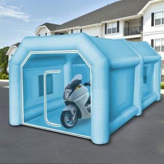 VEVOR  Φουσκωτή Σκηνή Βαφής 13x8x7FT - Εργαστήριο Βαφής CQSPQFHSKC4...