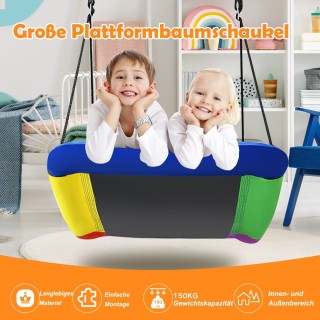 Costway  Πολύχρωμη κούνια κήπου για παιδιά 83 x 155 cm. NP11662CL