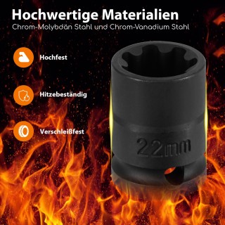 Costway Σετ Καρυδάκια 16 Τεμαχίων από Ατσάλι με Κασετίνα & 1/2” Κασ... Costway Σετ Καρυδάκια 16 Τεμαχίων από Ατσάλι με Κασετίνα & 1/2” Κασ...