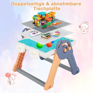 Costway Παιδικό Σετ Καβαλέτου και Καρέκλας 2-σε-1 για Παιδιά 3-8 Ε... Costway Παιδικό Σετ Καβαλέτου και Καρέκλας 2-σε-1 για Παιδιά 3-8 Ε...