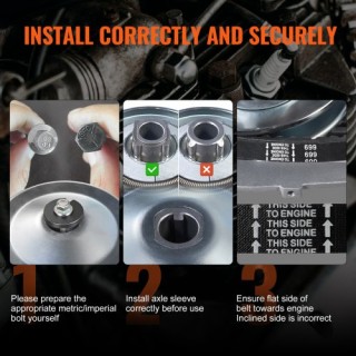 VEVOR Ανθεκτικός Συμπλέκτης Κίνησης 2000 RPM για Κινητήρες 2-8 HP μ...