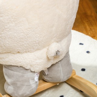 AIYAPLAY  Κουνιστό Άλογο για Παιδιά 1-3 Ετών σε Σχήμα Προβατάκι με ...