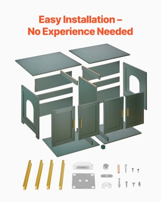 VEVOR Κρυφό Κουτί Λεκάνης Γάτας με Ρατάν Πόρτες και Ρετρό Σχεδιασμό... VEVOR Κρυφό Κουτί Λεκάνης Γάτας με Ρατάν Πόρτες και Ρετρό Σχεδιασμό...