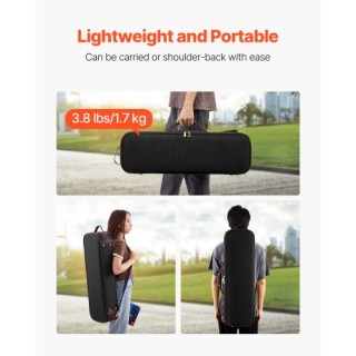 VEVOR Φορητή Θήκη Βιολιού 4/4 Ανθεκτική στις Γρατζουνιές από Νάιλον...