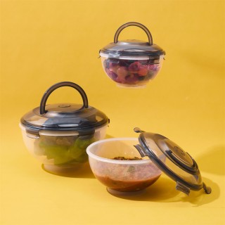 Σετ Δοχεία Φαγητού 3 Τεμάχια 24 x 16.5 x 24 cm - Μαύρο KA0502 Cook ... Σετ Δοχεία Φαγητού 3 Τεμάχια 24 x 16.5 x 24 cm - Μαύρο KA0502 Cook ...