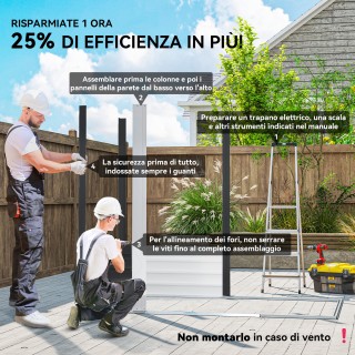 Outsunny Σπιτάκι Εργαλείων με Συρόμενες Πόρτες και 4 Αεραγωγούς, απ...