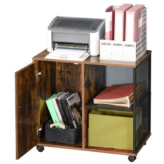 BAKAJI Κινητό Mobiletto Εκτυπωτής Ξύλο MDF και Μέταλλο 3 Ράφια + Π... BAKAJI Κινητό Mobiletto Εκτυπωτής Ξύλο MDF και Μέταλλο 3 Ράφια + Π...