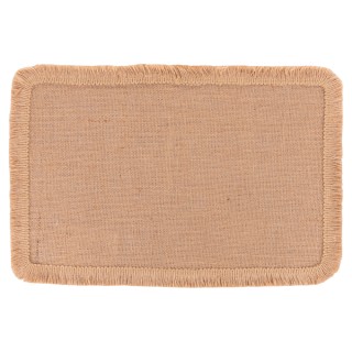 Villa dEste Home Ορθογώνιο σουπλά 45x30 cm από γιούτα με κεντημένο ...