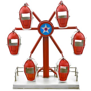 BAKAJI Μεταλλικός Διακοσμητικός Τροχός Πανοραμικής Θέασης Χριστουγ... BAKAJI Μεταλλικός Διακοσμητικός Τροχός Πανοραμικής Θέασης Χριστουγ...