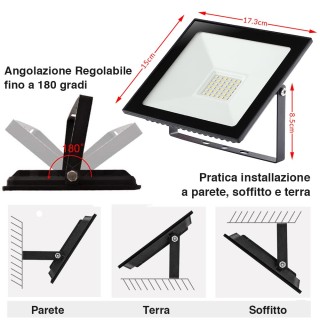 BAKAJI Σετ 2 Fari Led 30W Υψηλής Φωτεινότητας 3000lm Λευκός Προβολέ... BAKAJI Σετ 2 Fari Led 30W Υψηλής Φωτεινότητας 3000lm Λευκός Προβολέ...